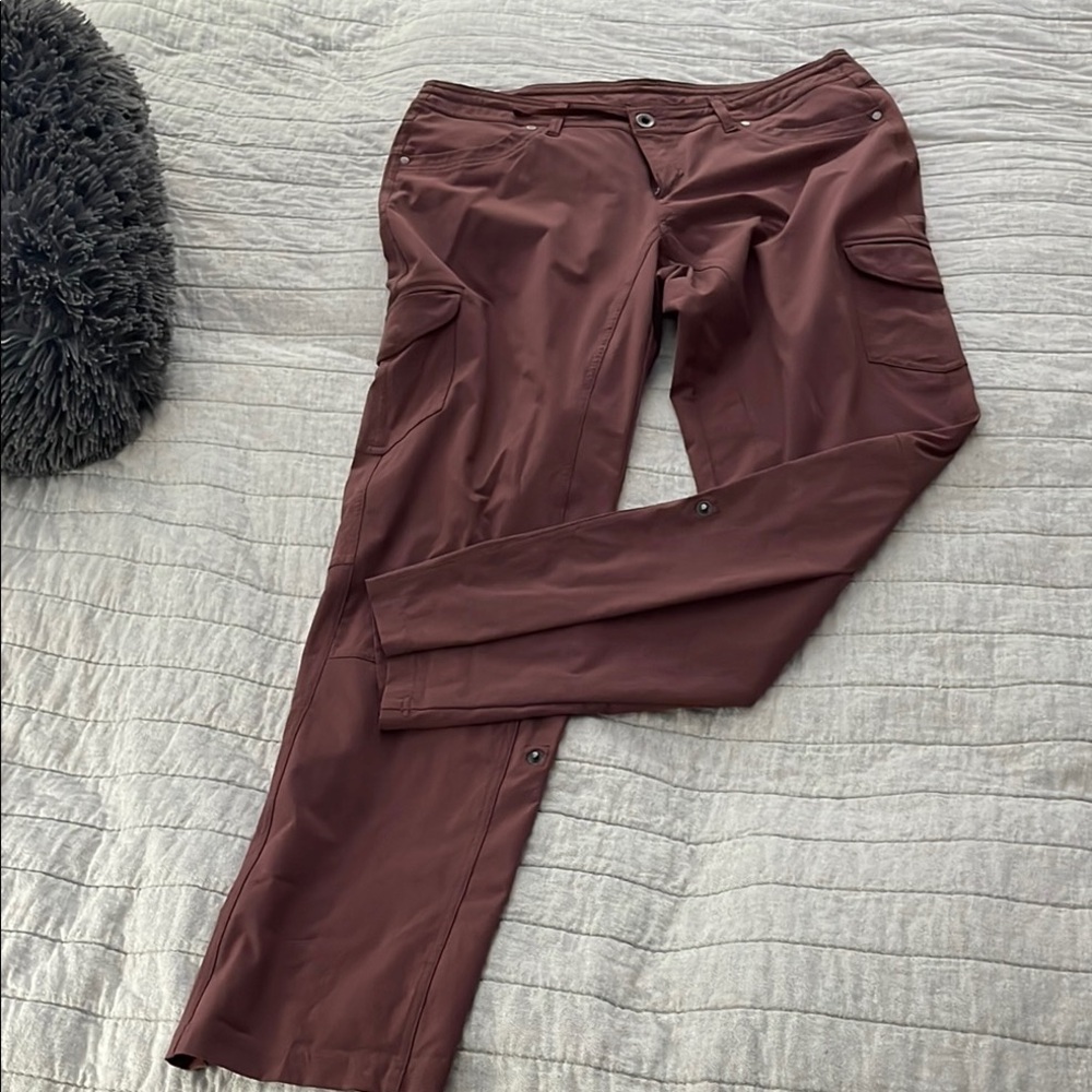 Burgundy Cargo Pants